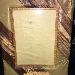 Jamaica Handmade Palm Leaf Photo Frame